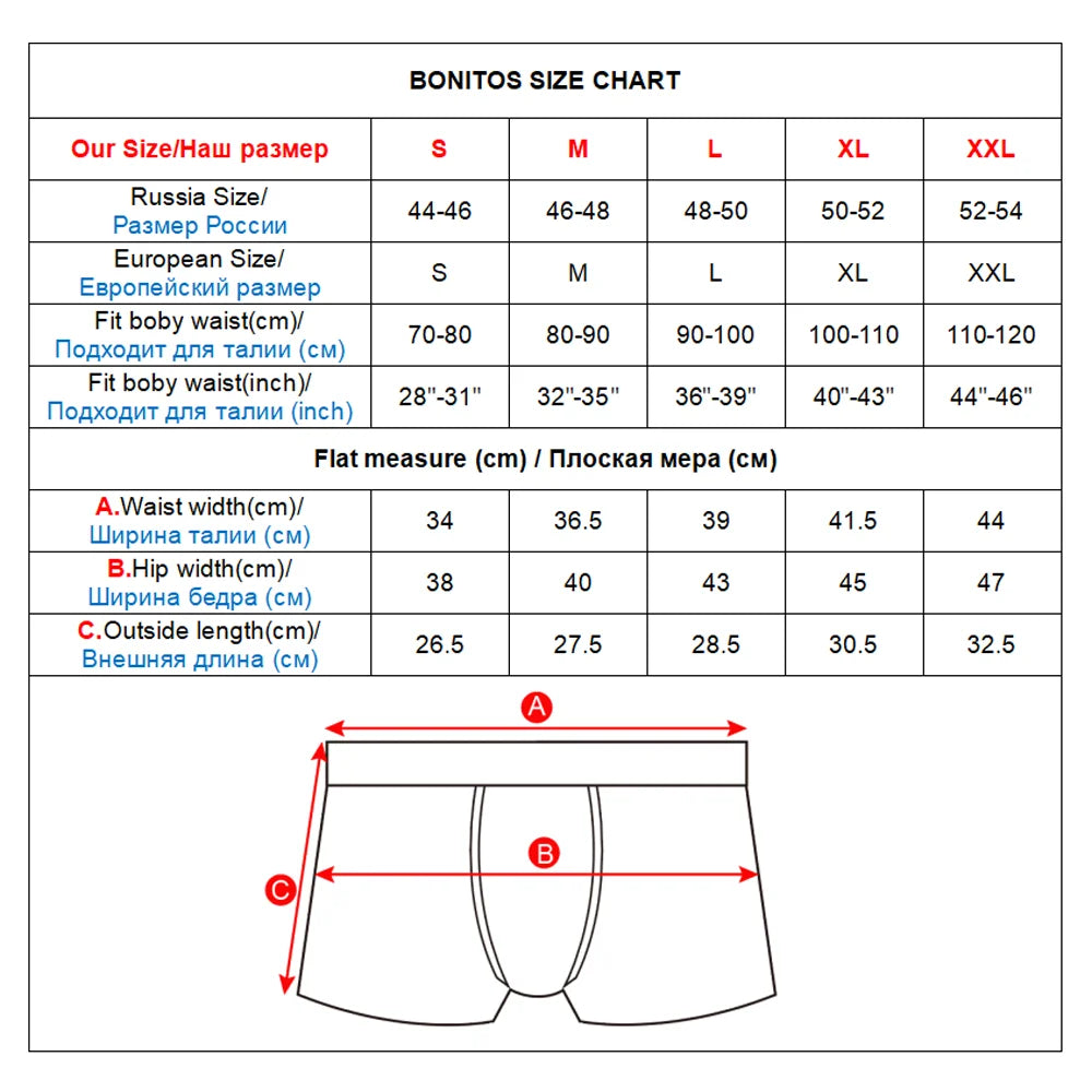 4pcs Boxer Shorts Men's Panties Homme Underpants Boxershorts