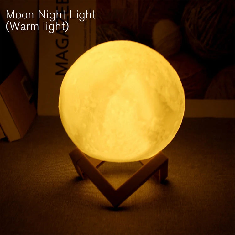Moon Night Light LED 3D