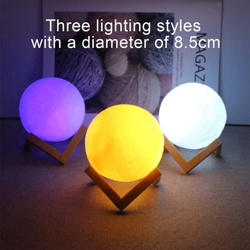 Moon Night Light LED 3D