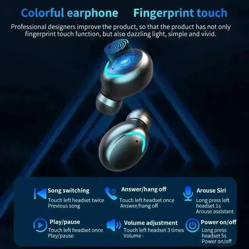 New Premium Earphone Bluetooth Wireless Headphones