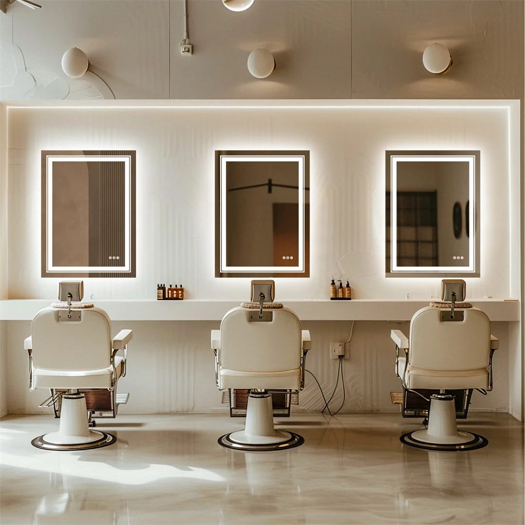 Smart LED Light Dimmable Mirror for Bathroom