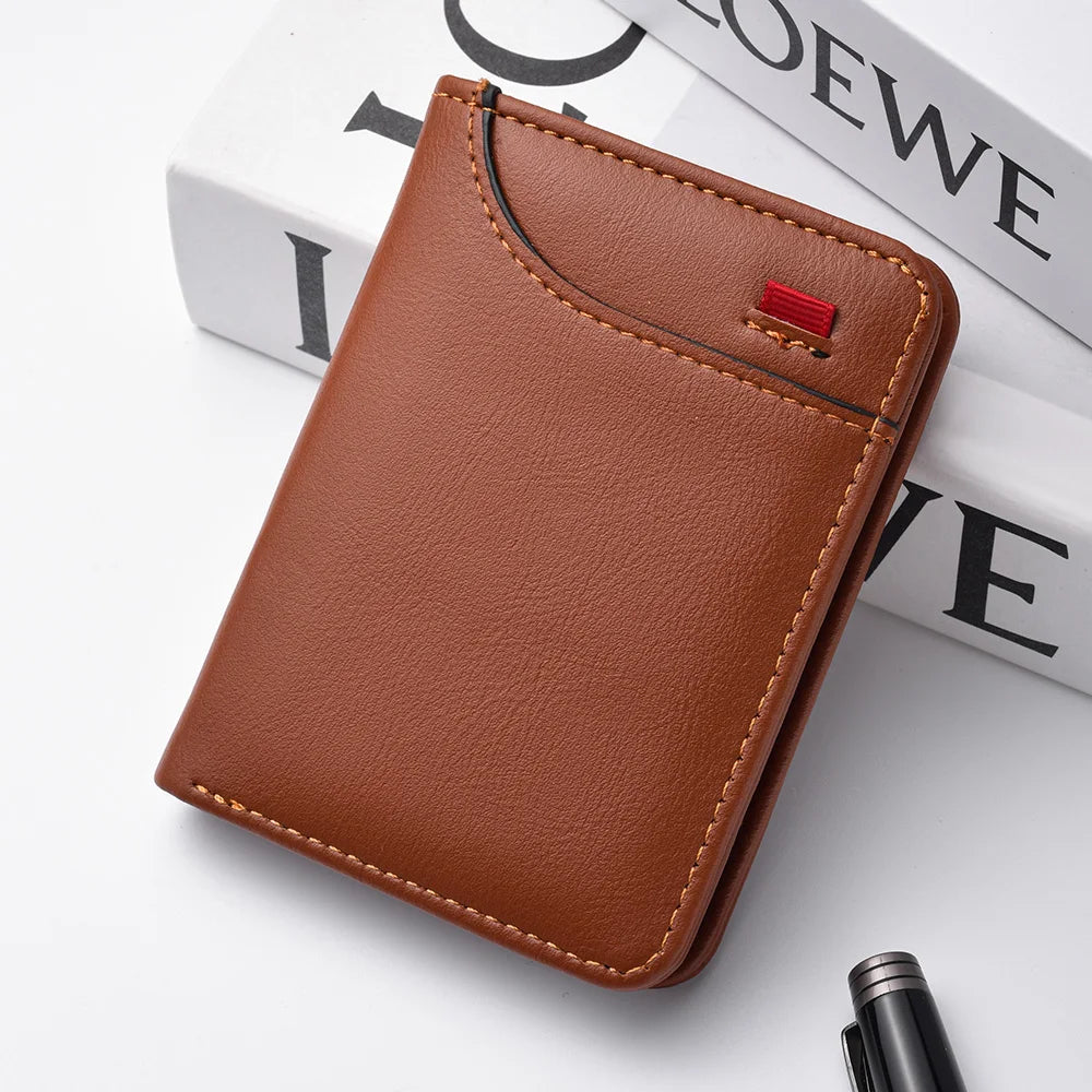1Pc New Ultra-thin Mini Soft PU Leather Credit Card