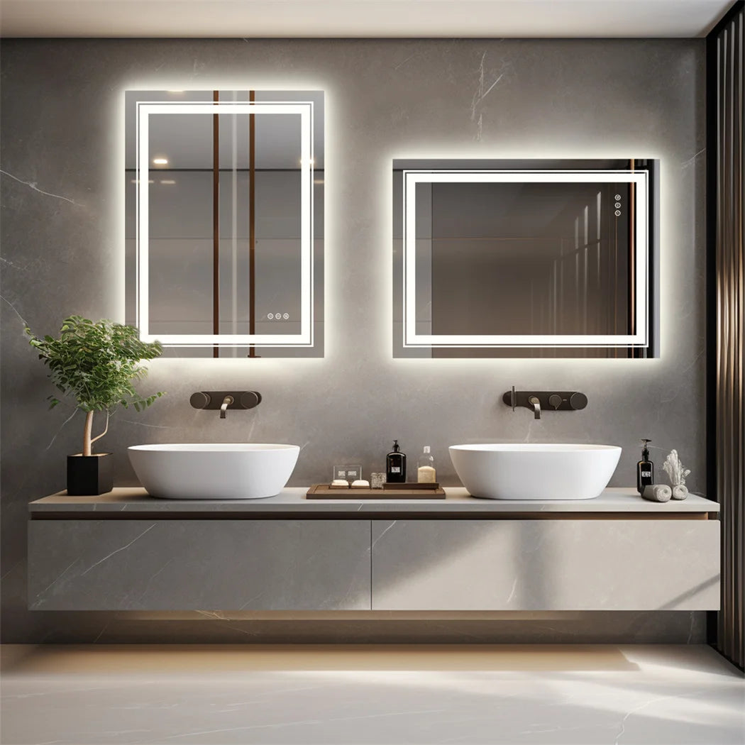 Smart LED Light Dimmable Mirror for Bathroom