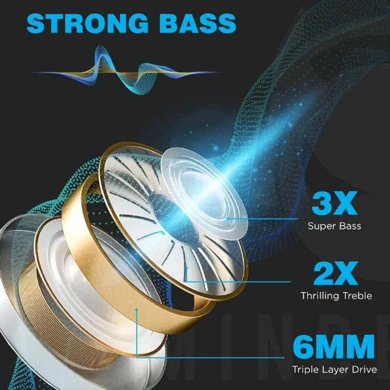 New Premium Earphone Bluetooth Wireless Headphones