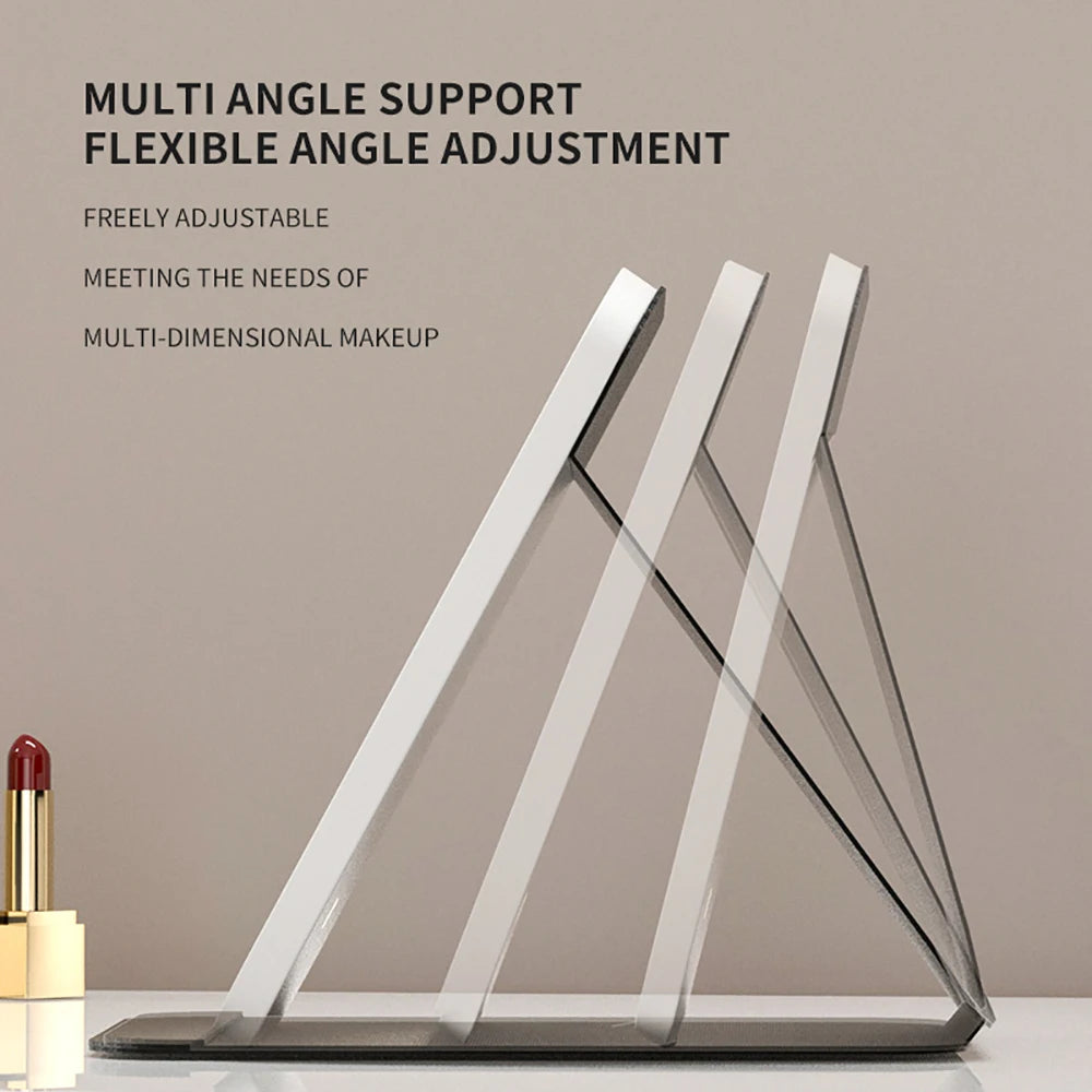 Dimmable LED Makeup Mirror with Touch Screen Travel and Home Use