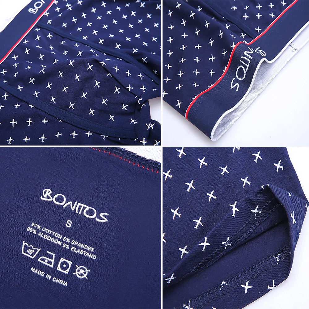 4pcs Boxer Shorts Men's Panties Homme Underpants Boxershorts