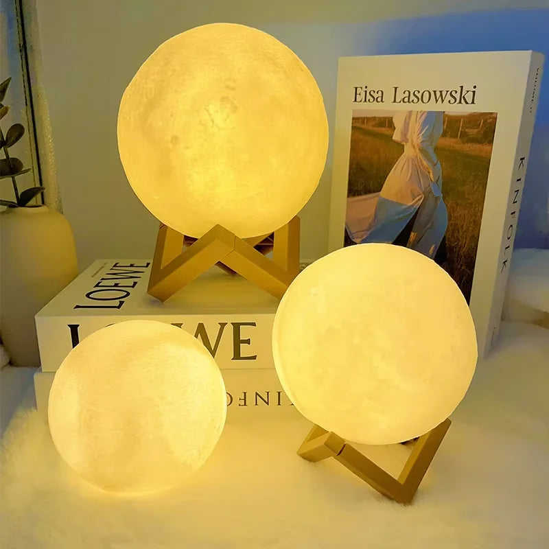 Moon Night Light LED 3D
