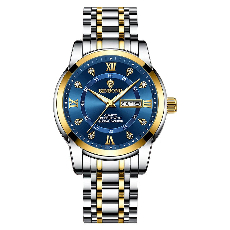 2025 Brand Luxury Fashion Diver Watch Men 30ATM Waterproof Date Clock Sport Mens