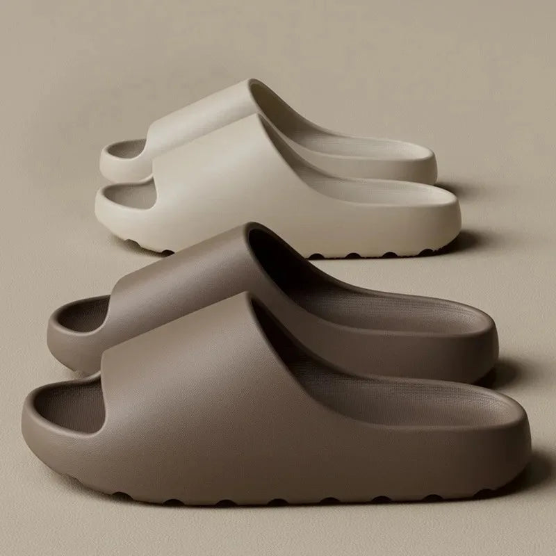 Summer Fashion Soft Bottom Beach Men Slippers Women's Sandals  EVA Slides