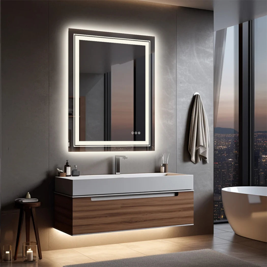 Smart LED Light Dimmable Mirror for Bathroom
