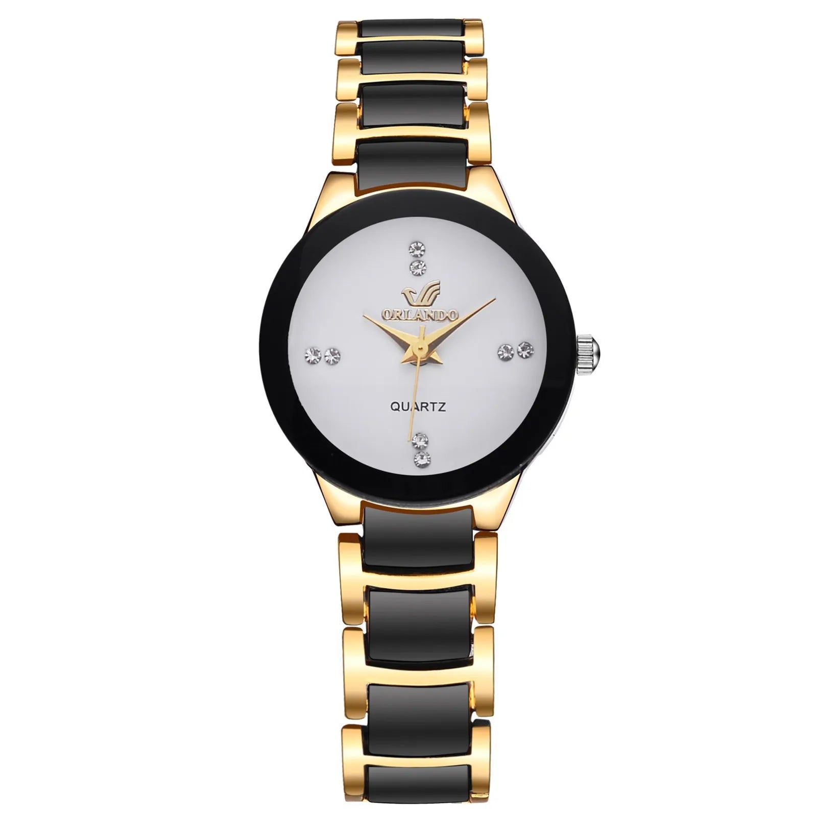 2025 Business Watches Luxury Men's Quartz Watch Black Steel Band Men Wristwatch Men's
