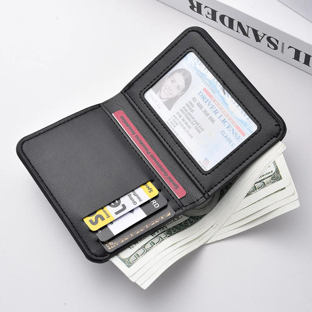 1Pc New Ultra-thin Mini Soft PU Leather Credit Card