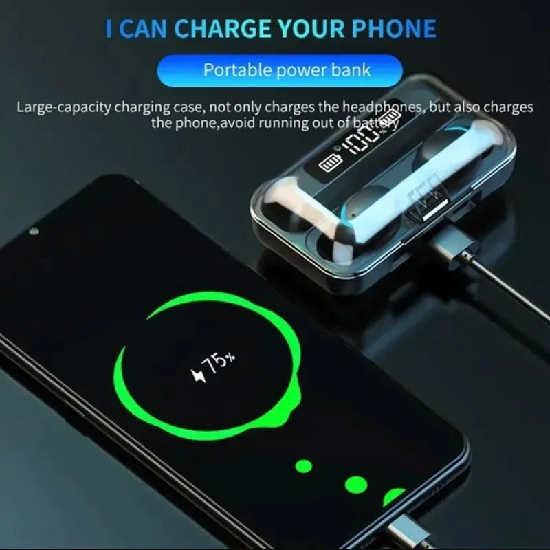 New Premium Earphone Bluetooth Wireless Headphones