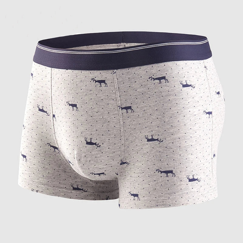 4-Pack Men's Breathable Cotton Boxer Briefs