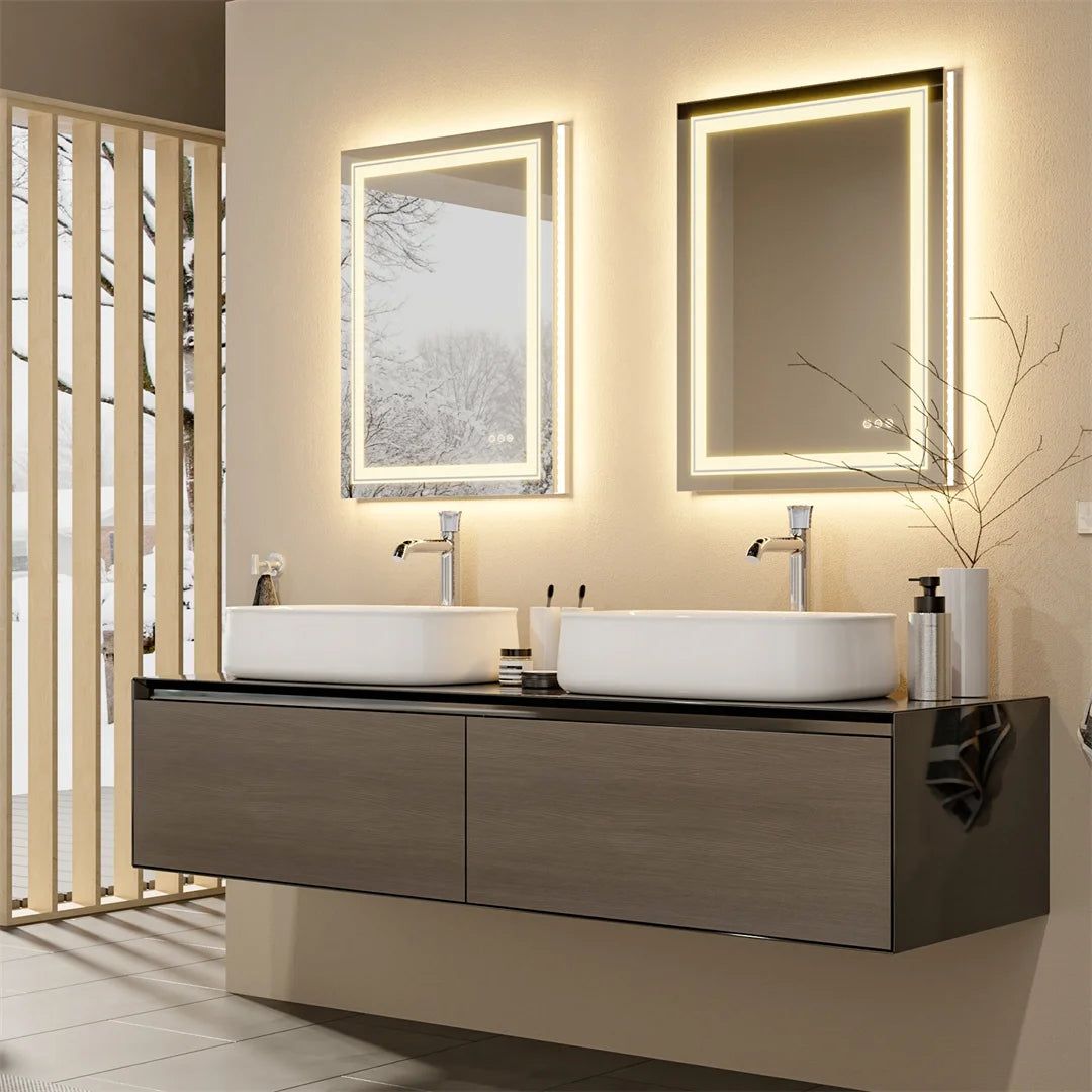 Smart LED Light Dimmable Mirror for Bathroom