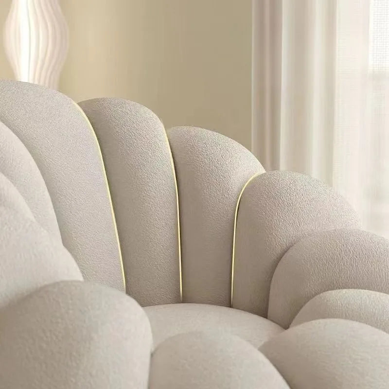 Comfortable Pumpkin Shape Living Room Lazy Sofa Soft Luxury Creative Modern Nordic Bedroom