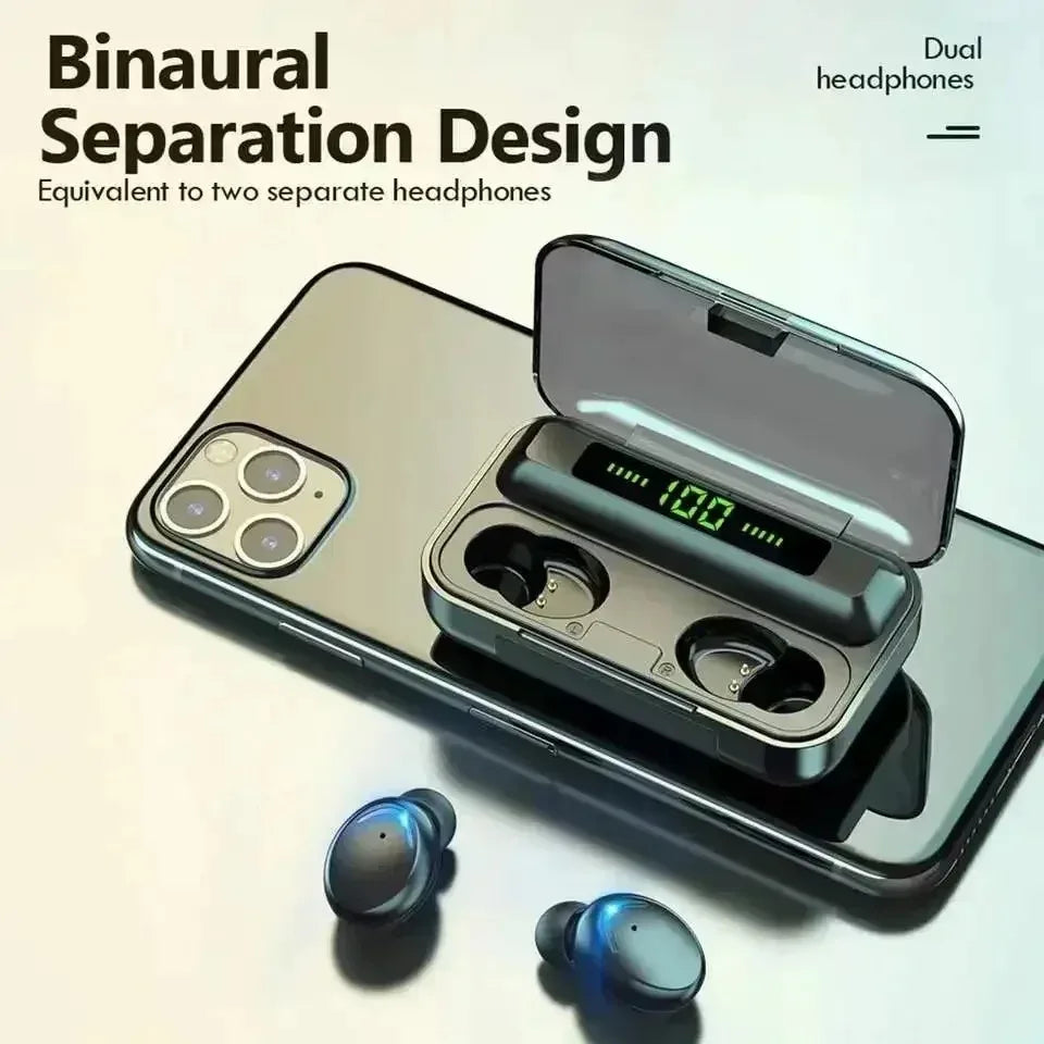 New Premium Earphone Bluetooth Wireless Headphones