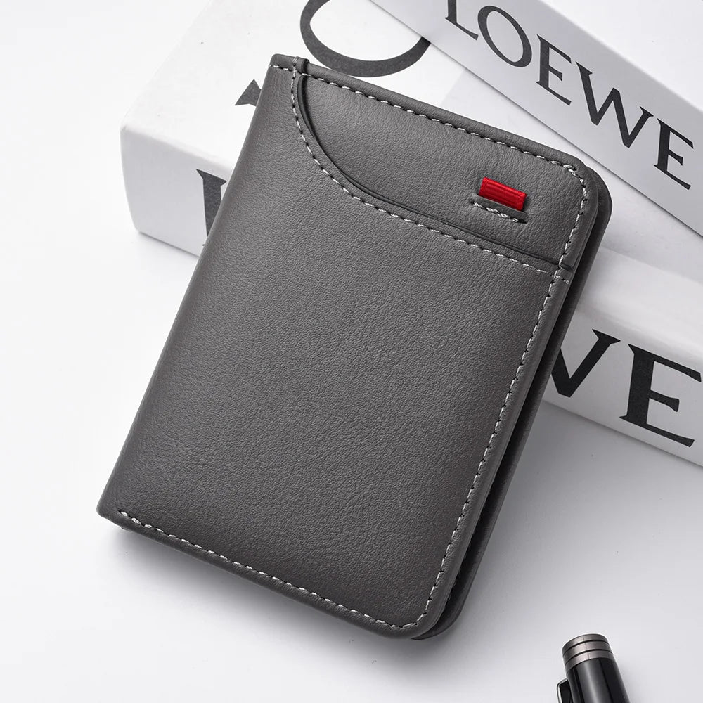 1Pc New Ultra-thin Mini Soft PU Leather Credit Card