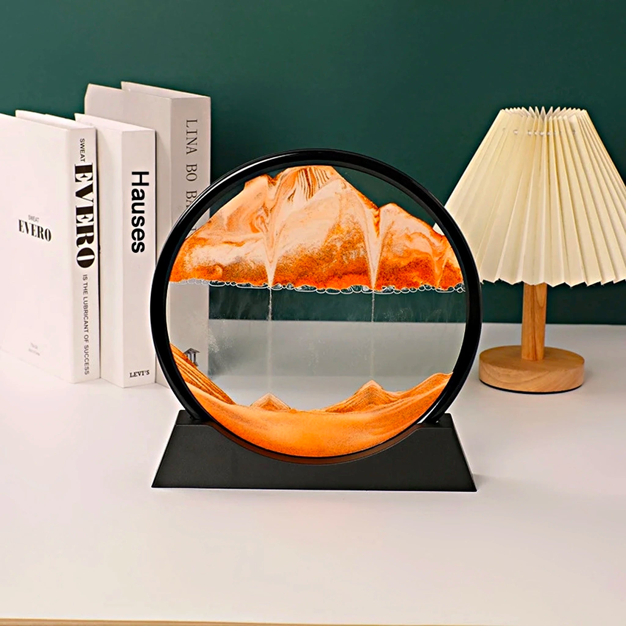 Flowing Sand 3D Dynamic Liquid Hourglass Quicksand Kinetic Sand Painting Office Home Decor Gifts