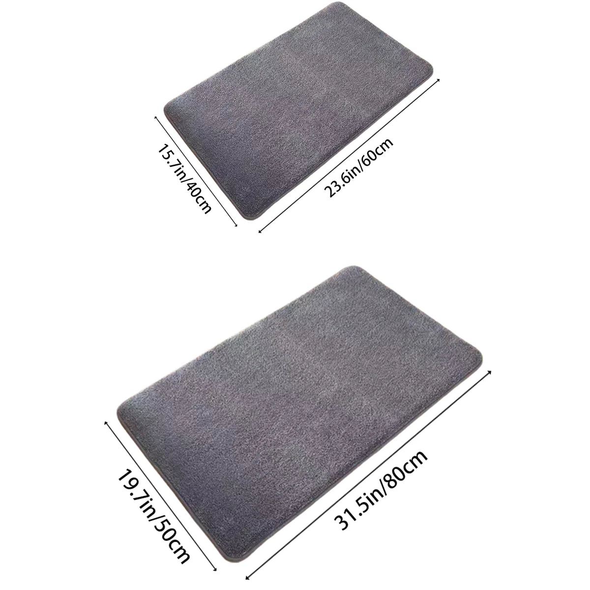 Super absorbent floor mat, bath mat, super anti slip coral velvet bathroom floor mat