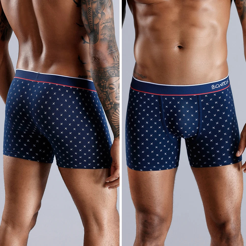 4pcs Boxer Shorts Men's Panties Homme Underpants Boxershorts