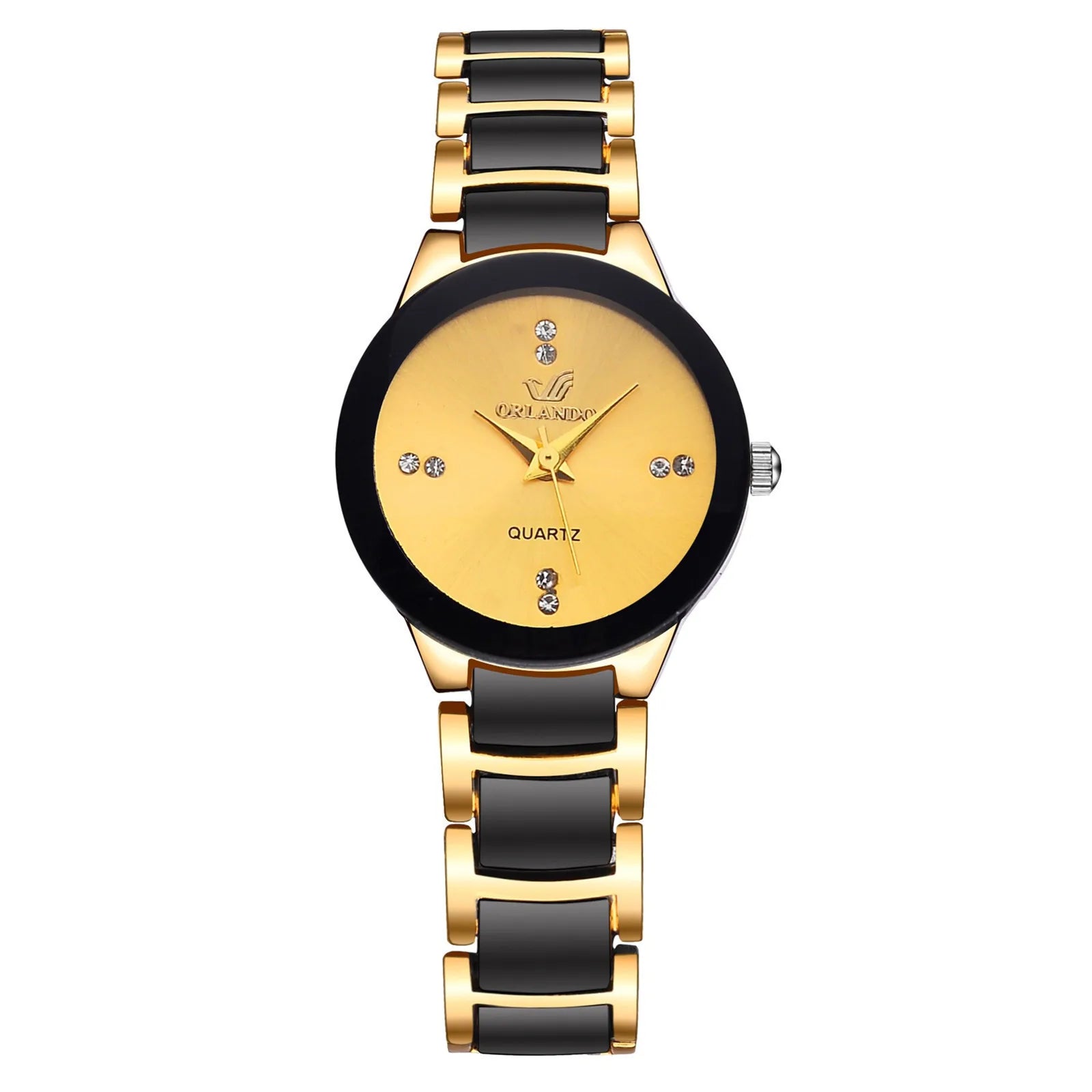 2025 Business Watches Luxury Men's Quartz Watch Black Steel Band Men Wristwatch Men's