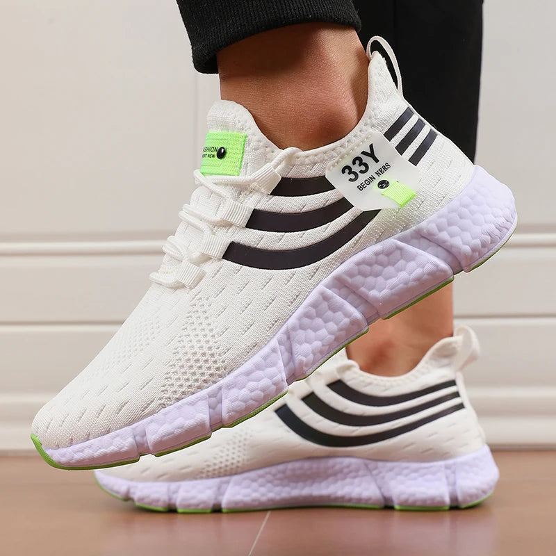 Comfortable Fashion Walking Lace Up Sneakers
