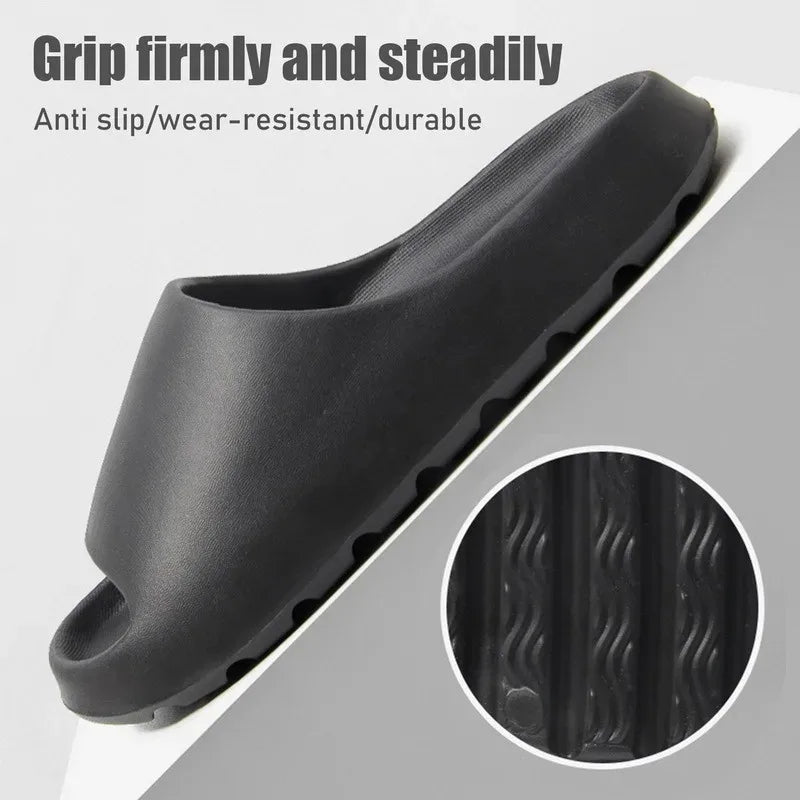 Summer Fashion Soft Bottom Beach Men Slippers Women's Sandals  EVA Slides