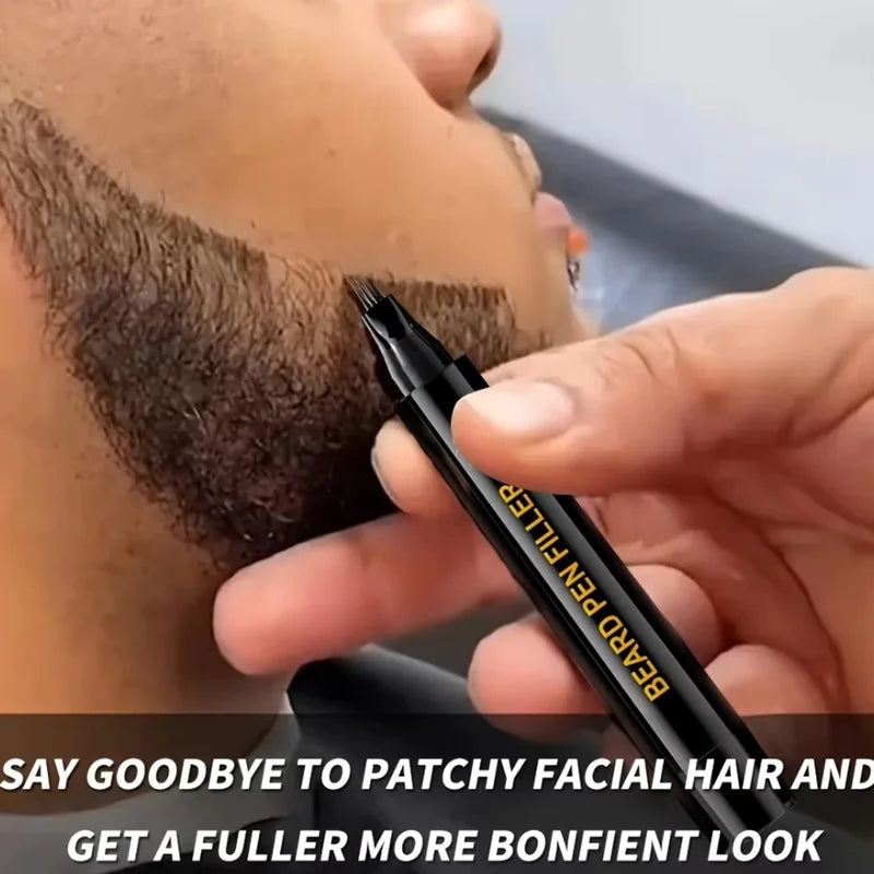 Men's Waterproof Beard Filler Pen - Filling and Definition for Beard and Moustache
